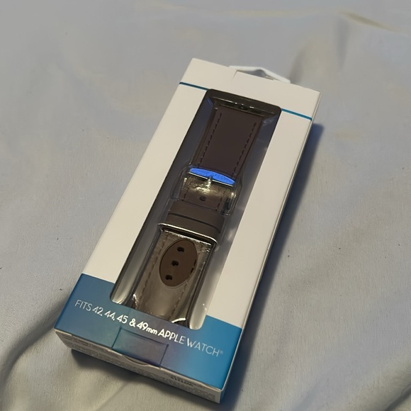 WITHit Brown Premium Leather Band for 42/44/45mmUltra/Ultra 2 (49mm) Apple Watch - Picture 5 of 9